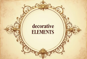 Circular-frame-with-intricate-gold-flourishes-elegant-swirling-ornamental-patterns-reminiscent-of-baroque-or-rococo-styles