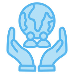 Corporate Social Responsibility Icons For Design Elements 