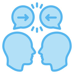 Conflict Of Interest Icons For Design Elements 