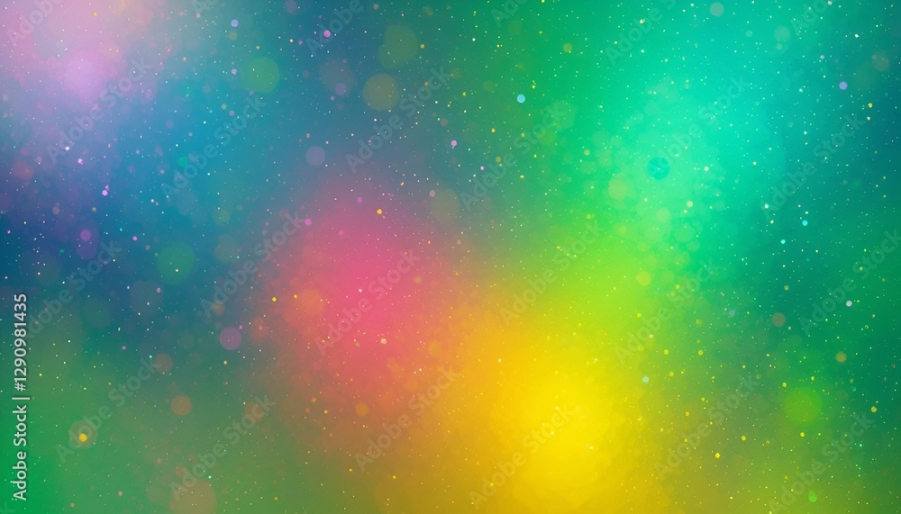Poster vibrant colorful abstract background with bokeh effect