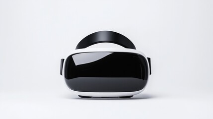 Sleek virtual reality headset showcasing modern design and immer
