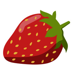 strawberry on a white background