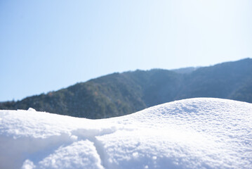 冬山と雪イメージ
