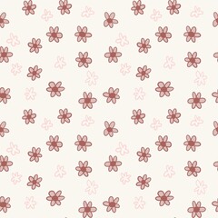 cute and unique floral pattern background for covers, notes, Soft backgrounds colour.
