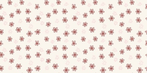 cute and unique floral pattern background for covers, notes, Soft backgrounds colour.