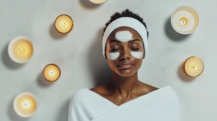 Lottery jackpot winner enjoying a luxury spa experience in a high-end resort. Featuring relaxation and indulgence