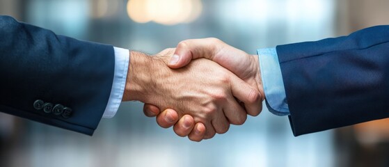 Obraz premium Business Handshake Meeting Agreement