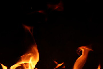 Fototapeta premium fiamme in un camino