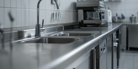 Kitchen sanitization method ensuring germ elimination on countertops and appliances