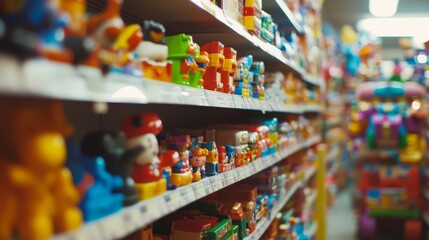 Thief alert at a toy store, employees noticing unusual behavior. Featuring fast detection and store protection