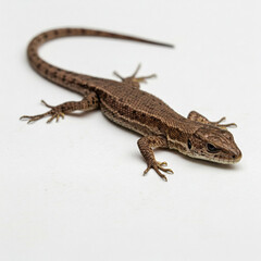 Obraz premium lizard on a white background