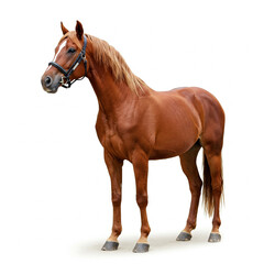Fototapeta premium horse isolated on white