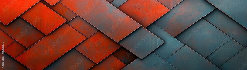 Aufkleber dynamic diagonal design, red and black abstract background for modern presentations websites