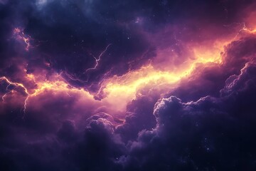 Stunning Space Storm Cloudscape