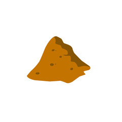dirt mound vector