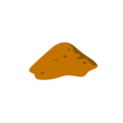 dirt mound vector