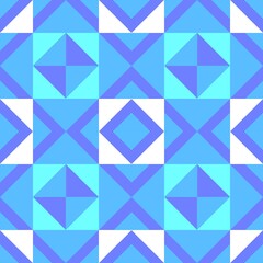 Obraz premium blue geometric pattern background for design, wallpaper, and decoration