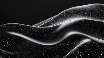 Abstract Waves of Light and Particles on a Dark Background