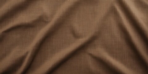 Textured Fabric Surface: A Rich Brown Tapestry with Subtle Pattern and Depth