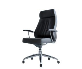 Comfortable black ergonomic office chair with a sleek design suitable for modern workplaces and home offices