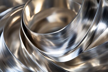 Abstract Metal Forms: A Study in Industrial Design