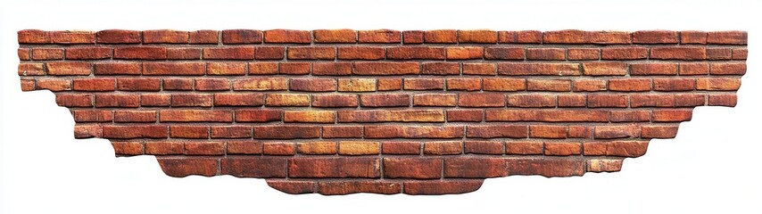Obraz premium Detailed Brick Wall Texture with Beautiful Warm Hues Representing Rustic Architecture and Urban Design Elements