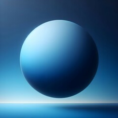 abstract blue sphere