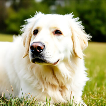 Close-up of purebred marimba sheepdog on field, Campis , Le Vigan, France