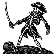 pirate with sword