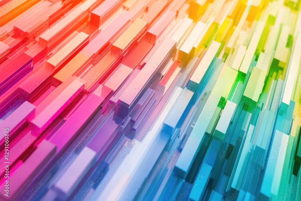 Aufkleber A colorful grid pattern on a background, great for adding visual interest to designs