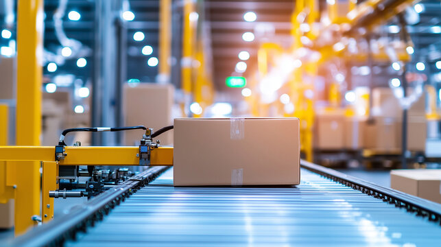 Industrial Stretch Wrapping Machine for Cardboard Packaging