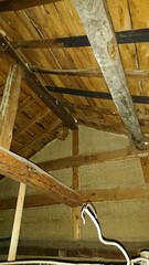 2391)japanese yellow hornet nest in the attic(Photo taken at 14:33 on september 3, 2017)