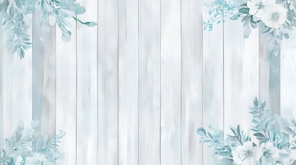 Soft Pastel Floral Arrangement on Light Wood Background