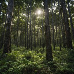 Obraz premium trees in the forest