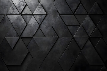 Obraz premium Dark Triangle Geometric Texture