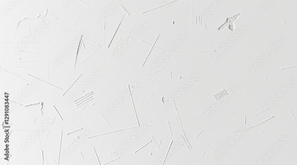 Poster minimalist white textured wall with abstract patterns and subtle details