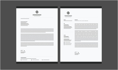 Clean Resume Layout, Minimalist resume cv template, Resume design template
