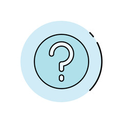 Question Mark Vector icon