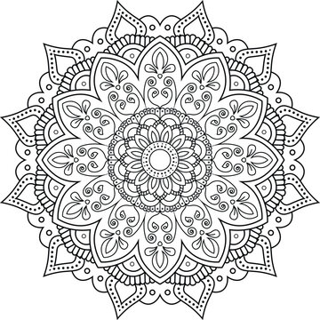 mandal design vector art design