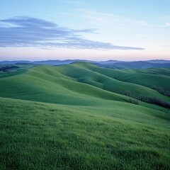 Obraz premium Tuscan Hills at Dawn