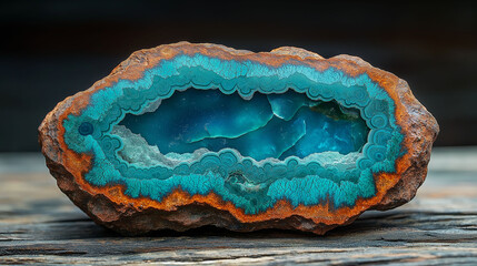 Obraz premium Chrysocolla Gemstone