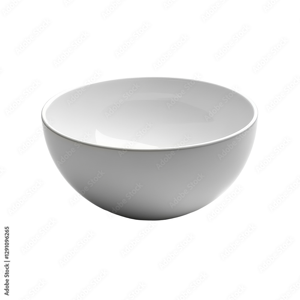 Poster elegant transparent bowl on a minimalist transparent background showcasing simple design and form, b