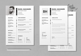 Modern and Clean CV Design for Corporate and Creative Professionals