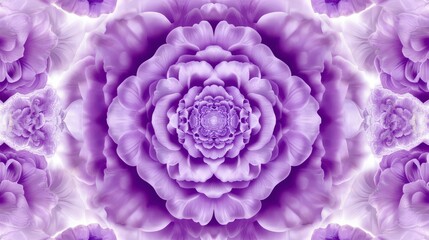 Enchanted Purple Floral Design - A Captivating Floral Pattern for Your Home Decor