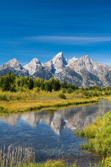 Fototapeta premium Panorama im Grand Teton Nationalpark