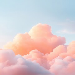 Pink Clouds in a Blue Sky