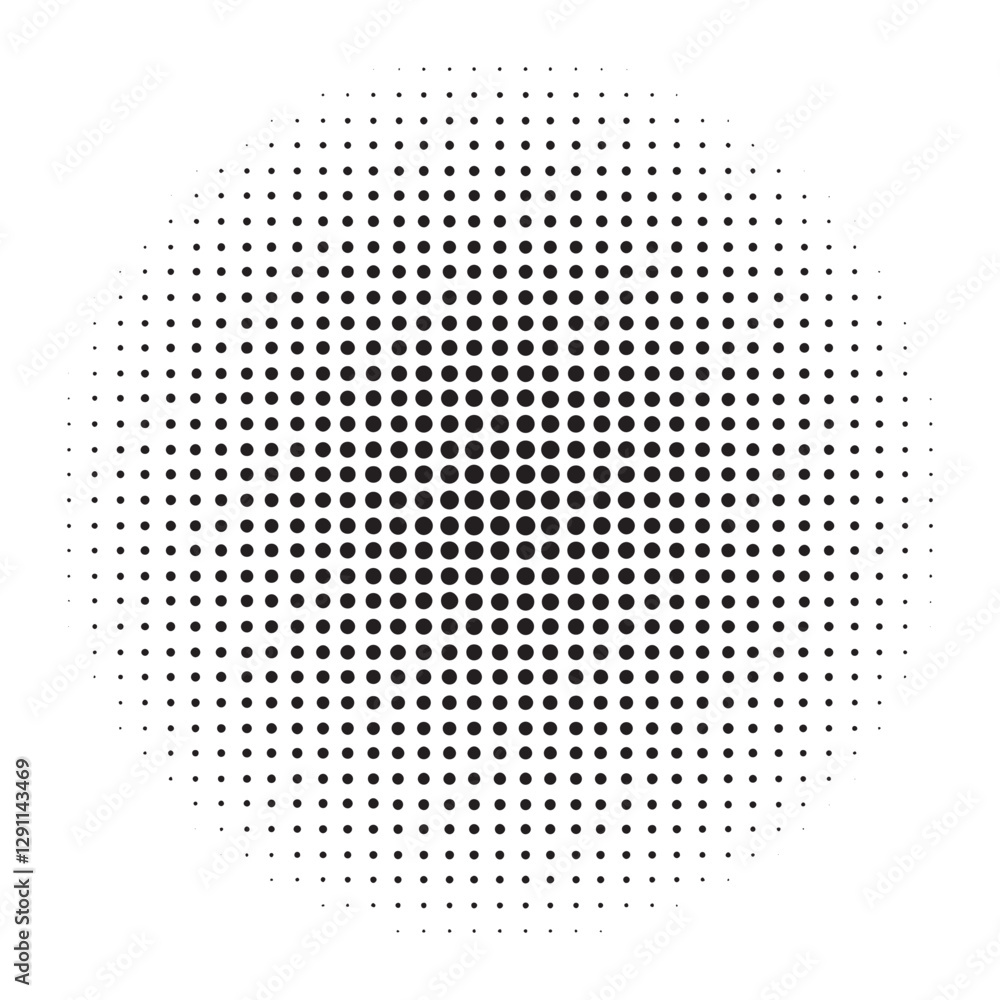 Poster gradient halftone dots background pattern vector on white background