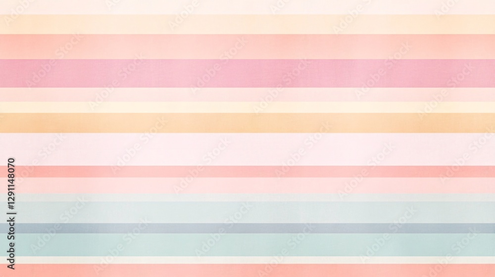 Poster a pastel stripe pattern background with horizontal lines in muted tones