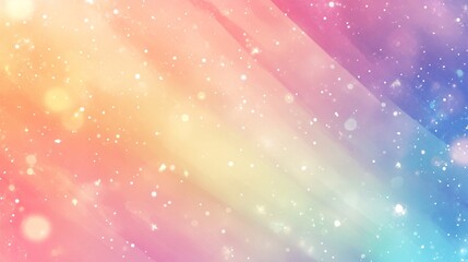 Obraz premium A pastel rainbow gradient background with soft, seamless transitions