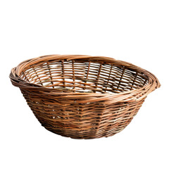 Fototapeta premium Woven basket made of natural materials, perfect for storage